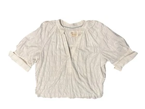 Blusa Top Camisa By Anthropologie Window Pane A Cuadros Popover Talla Grande 3X - Imagen 1 de 11