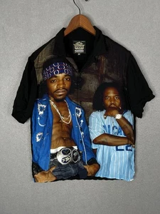Pleasures x Outkast Kryptonite Button Down Mens Big Boi Andre 3000 Atlanta Rap M - Picture 1 of 5