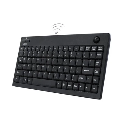 Adesso WKB-3100UB Keyboard Wireless 2.4Ghz Rf Mini Trackball Retail - Image 1 of 4