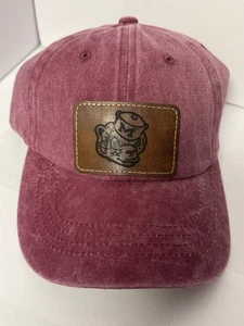 Sombrero Michigan Wolverines - Ajustable - Parche de imitación de cuero - Estilo de béisbol unisex - Imagen 1 de 5