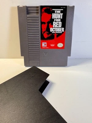 The Hunt for Red October (Nintendo NES, 1991) Authentic. Tested. Sleeve. - Image 1 of 4