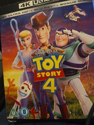 Disney & Pixar's Toy Story 4 📺 4K Ultra HD & Blu-ray 🎬 Inc. Slipcase New - Image 1 of 2