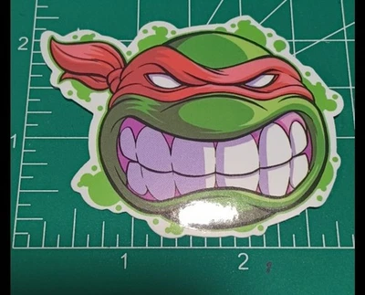 PEGATINA TROQUELADA TORTUGAS NINJA MUTANTES ADOLESCENTES X VINILO X LOTE DE 5 Foto 1 de 4