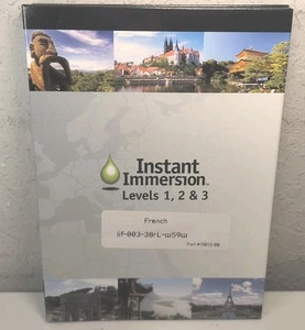 Instant Immersion Level 1-3 Französisch lernen Sprache Audio CD/DVD Set B165 - Bild 1 von 2