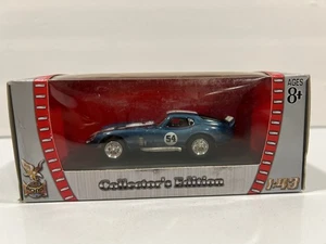 Road Signature ’65 metallic blue Shelby Cobra Daytona Coupe, diecast car 1:43, N - Picture 1 of 6