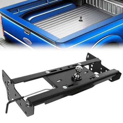 Underbed Gooseneck Trailer Hitch For 99-16 Ford F250-350 Pickup 2/4DR W/Hardware — 第 1/4 张图片