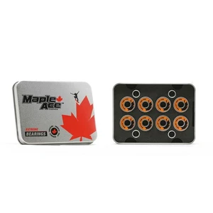 608-RS Skateboard, Inline Roller Skate, Scooter 8 Bearings Orange Rubber Sealed - Bild 1 von 5