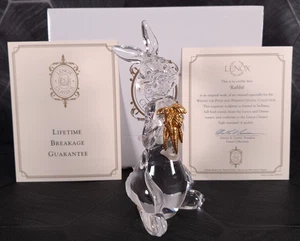 Lenox Disney Rabbit Figurine - Winnie the Pooh & Friends Crystal Collection COA - Picture 1 of 22