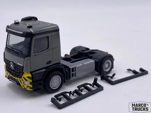 Herpa MB Arocs M Zugmaschine grau/schwarz Baufahrzeug aus 315654 1:87 /HN2038-1 - Bild 1 von 1
