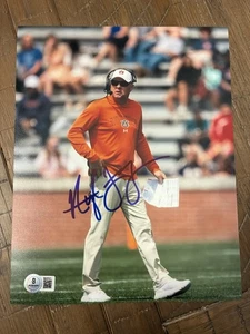 Hugh Freeze Autographed Signed 8x10 Photo Auburn Beckett Authentication BAS - Picture 1 of 3