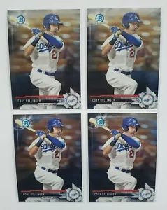 LOT (4) 2017 BOWMAN CHROME PROSPECTS CODY BELLINGER RC's #BCP149 - Picture 1 of 2