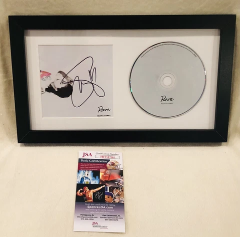 Selena Gomez SIGNED Rare CD  Sexy Framed JSA COA Autograph Rare Cover