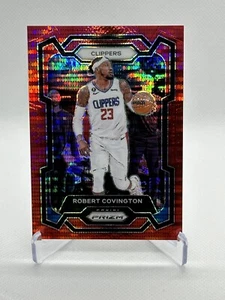 Robert Covington 2023-24 Prizm Red Seismic Prizm /299 Clippers - Picture 1 of 2