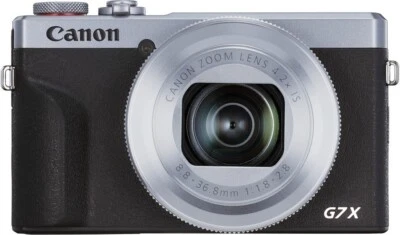 Canon PowerShot G7 X Mark III 20.1MP Kompaktkamera - Silber - Bild 1 von 4