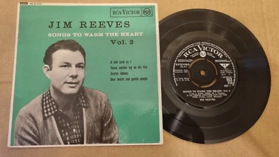 7" EP, Jim Reeves - Songs to warm the heart vol. 2 - 1959 RCX-215 *NearMINT - Image 1 of 3