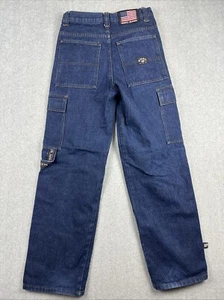 VTG Beverly Hills Polo Club BHPC Jeans Mens (18) 28x30 Y2K Baggy Carpenter Cargo - Picture 1 of 13