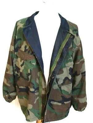 VTG Winfield Camo Army Coat Jacket MFG. Men's X LARGE Chemical Protective - Image 1 of 3