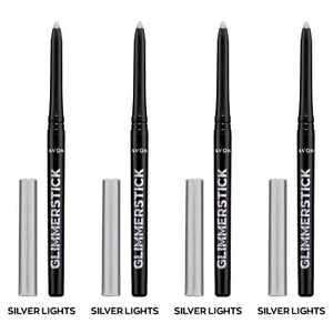 Avon Glimmerstick Eyeliner Retrattile Diamanti - LUCI ARGENTO 0,35 g/Set di 4 - Foto 1 di 16