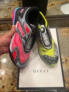 NEU AUTHENTISCH GUCCI ULTRAPACE R MISMATCHED MITTELHOHER SNEAKER HERREN GUCCI Größe 10 G - Bild 1 von 5