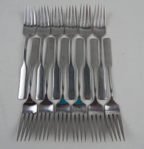 Oneida Deluxe ANTARES / MODERN ANTIQUE Stainless 12 DINNER FORKS Flatware - Picture 1 of 4