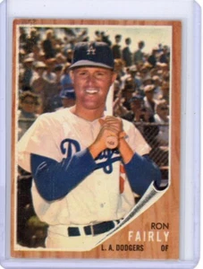 1962 TOPPS RON FAIRLY #375 LOS ANGELES DODGERS VG-EX - Picture 1 of 2