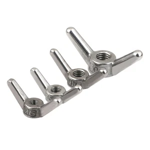 Nuts M6 M8 M10 M12 M14 M16 M18 M20 M22 M24 Wing Butterfly Nuts Metric A2 - Picture 1 of 6