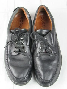 ECCO Mens Comfort Fibre System Black Shoe Size 46 (EUR) - Picture 1 of 7
