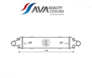 MSA4593 Intercooler (AVA) - Foto 1 di 1