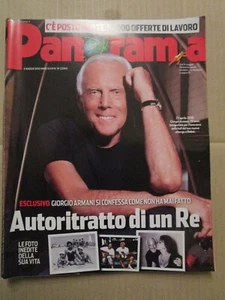 # PANORAMA 2010 /19 ( 2294) GIORGIO ARMANI AUTORITRATTO DI UN RE - VEDI ALTRI  - Foto 1 di 6