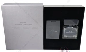 Narciso Rodriguez for him 2 Pces Set 1.7/1.6 oz Edt Spray+ 3.4 S/G New In Box - Picture 1 of 1