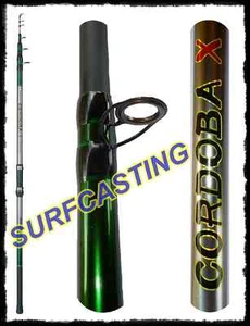 canna cordoba surfcasting pesca in mare dalla spiaggia fondo carbonio - Foto 1 di 1