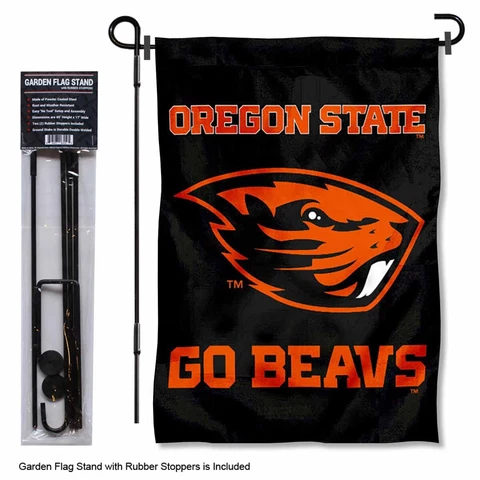 Oregon State University Garden Flag and Stand Pole Kit Cover