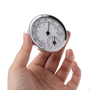 58mm Analogue Temperature Gauge Humidity Hygrometer Classic Thermometer OZ - Picture 1 of 8