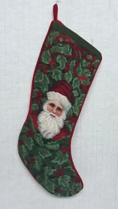 AGUJA - PUNTO DE CRUZ - MEDIAS DE NAVIDAD - Diseño SANTA - Imagen 1 de 4