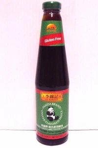 Salsa con sabor a ostra marca Lee Kum Kee Panda etiqueta verde sin gluten/grasa 18 oz - Imagen 1 de 6