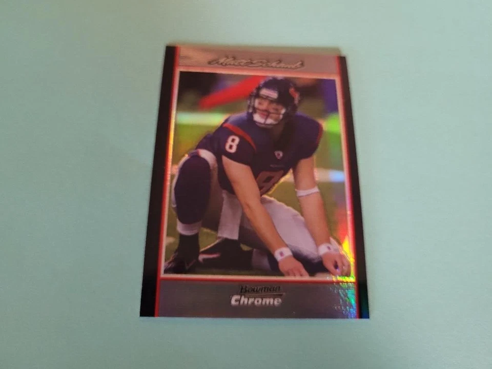 !!!    MATT SCHAUB  BOWMAN CHROME REFRACTOR  FOOTBALL  CARD  $$ Foto 1 de 1