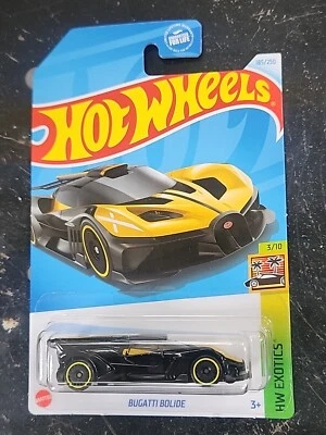 Hot Wheels Bugatti Bolide Black And Yellow 185/250 2024 HW Exotics 3/10 - Image 1 of 2