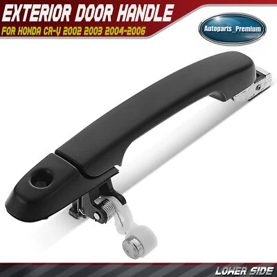 Manija inferior lisa negra del portón trasero con cerradura para Honda CR-V 2002 2003 2004-2006 Foto 1 de 4