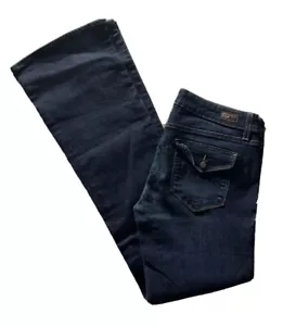 Paige Jeans Größe 29 Canyon Boot Schrittlänge 34" Taschen Knopf Reißverschluss Baumwollmischung - Bild 1 von 5