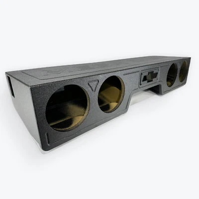 MEGA BASS Sub Woofer Box Chevy Silverado 99-06 Ext Cab 4x8 Woofers Front Fire Ported