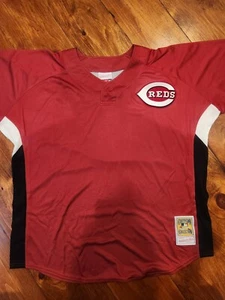 MLB Griffey Cincinnati Reds Batting Practice Jersey Mens 2XL Red Mitchell & Ness - Picture 1 of 7