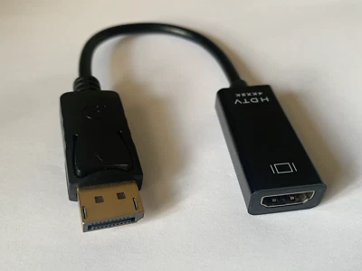 DuraCord DisplayPort auf HDMI 4K DP Adapter Converter für Laptop PC Monitor TV - Bild 1 von 4