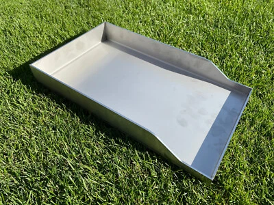 MARKENLOS Grillplatte / Plancha aus Edelstahl 413x238 mm Burnhard FAT/BIG FRED und andere