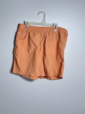 Columbia Mujer Naranja Cintura Elástica Pantalones Cortos Bañador Talla S Foto 1 de 4