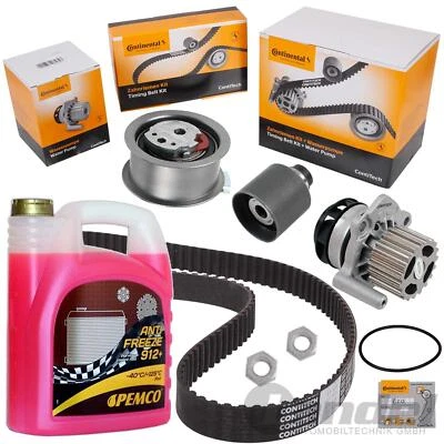 CONTI ZAHNRIEMENSATZ +WASSERPUMPE passend für AUDI A3 VW T5 GOLF 5 PASSAT 3C TDI - Bild 1 von 4