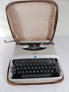 *MOLTO RARO* Macchina da scrivere Underwood Diplomat anni '60 (80102) con custodia da trasporto - Foto 1 di 14