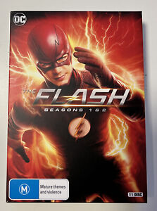 The Flash Seasons 1 & 2 (DVD) PAL R4 GC DC Comics TV Series Warner Bros