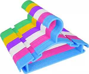 60Pack Baby Clothes Hangers for Closet Plastic Small Kids Hangers Childrens Nurs - Picture 1 of 7