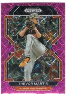 2022 Panini Prizm Draft Pink Velocity #PD104 Trevor Martin - Picture 1 of 1