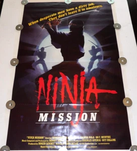 1984 Ninja Mission 27" x 41" Movie Poster - Picture 1 of 4